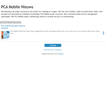 Tablet Screenshot of blog.pcamobile.com